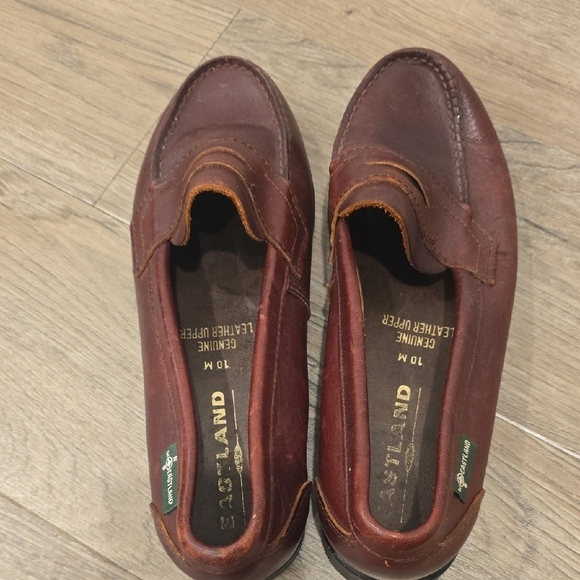 Genuine Leather Brown Loafers?✌️ main image 4